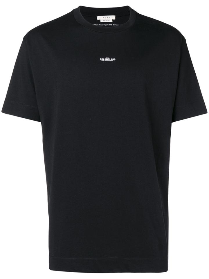 Alyx Slogan Short-sleeve T-shirt - Black