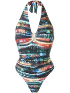 Lygia & Nanny - Halter Neck Swimsuit - Women - Polyamide/spandex/elastane - 46, Black, Polyamide/spandex/elastane