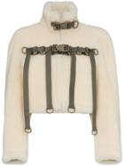 Hyein Seo Arctic Shearling Jacket - White