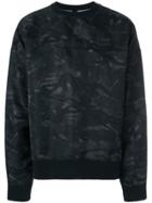 Odeur Camouflage Print Sweatshirt - Black