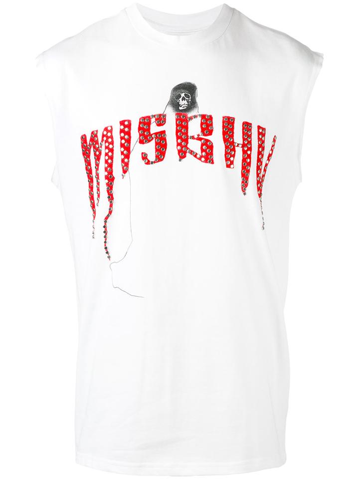 Misbhv - Logo Printed T-shirt - Men - Cotton - L, White, Cotton