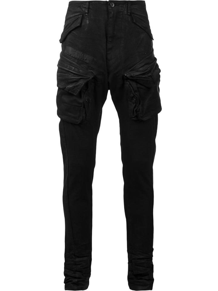 Julius Cargo Skinny Jeans - Black