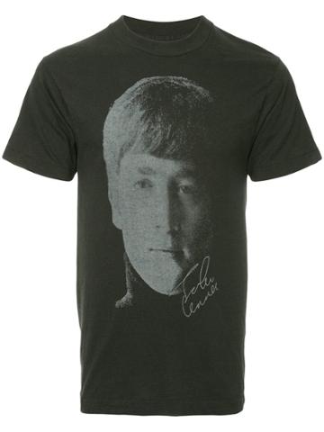 Fake Alpha Vintage John Lennon Print T-shirt - Black