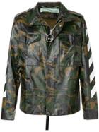Off-white Military Arrows Print Jacket - Green