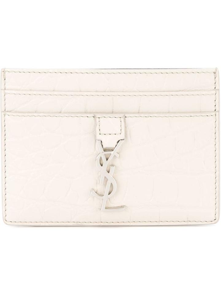 Saint Laurent Crocodile Effect Cardholder