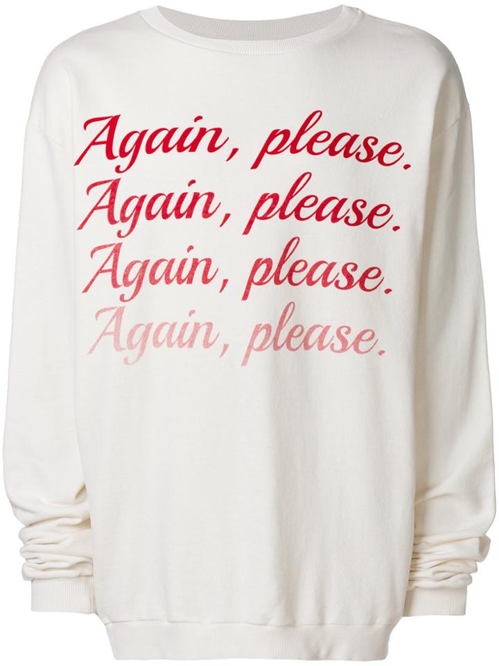Mirror By Paura Printed Sweatshirt - White