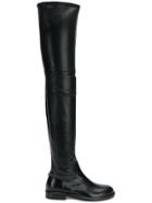 Valentino Shadows Over The Knee Boot - Black