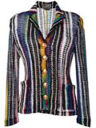 Versace Vintage Striped Blazer, Women's, Size: 44