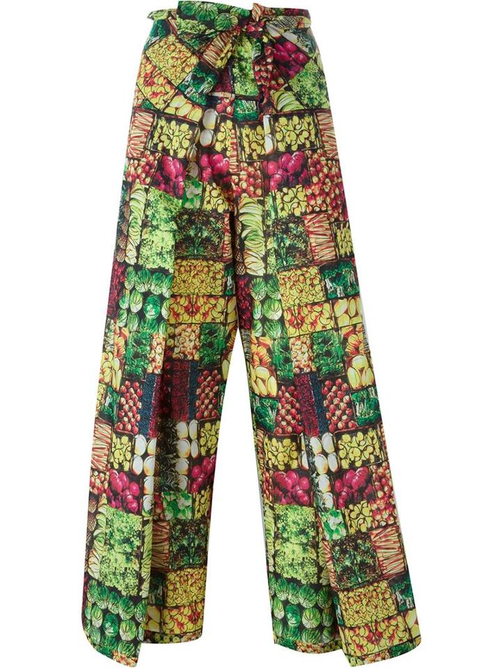 Ultra Chic Fruit Print Culottes