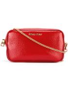 Miu Miu 'little' Bag With Chain, Women's, Red, Calf Leather