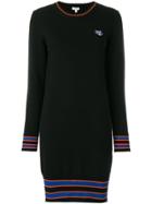 Kenzo Tiger Crest Sweater Dress - Black