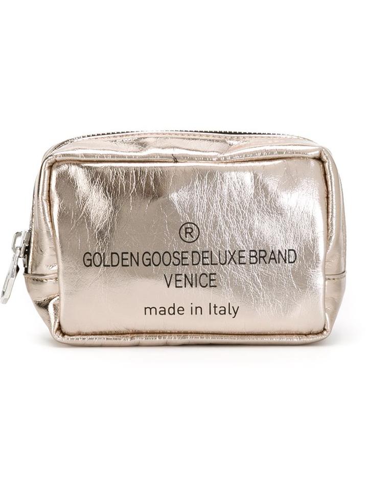 Golden Goose Deluxe Brand Jam Pouch, Women's, Grey, Cotton/viscose/polyurethane