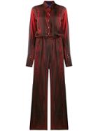 Ilaria Nistri Drawstring Waist Jumpsuit - Red
