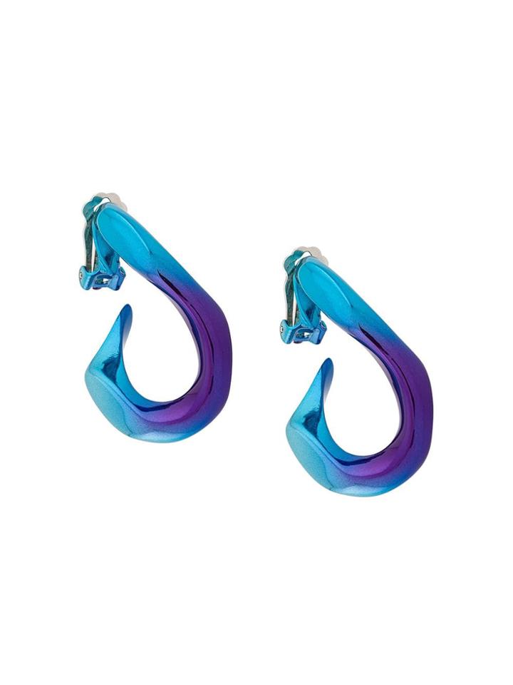 Annelise Michelson Small Broken Chain Earrings - Blue