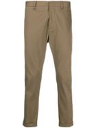 Low Brand Tapered Slim-fit Trousers - Brown