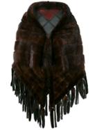 Christian Dior Pre-owned 1970's Reversible Cape Coat - Brown