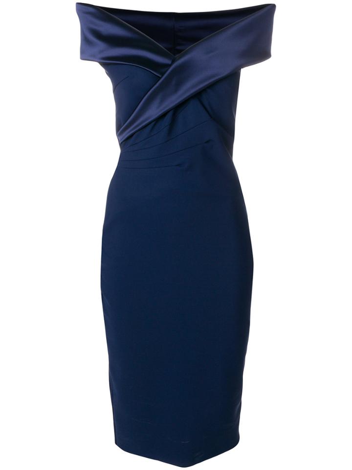 Chiara Boni La Petite Robe Bandeau Dress - Pink & Purple