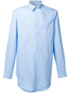 Icosae Layered Twisted Shirt, Men's, Size: Medium, Blue, Cotton