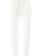 Maison Ullens Drawstring Track Pants, Women's, Size: Large, White, Cotton/polyamide/cashmere