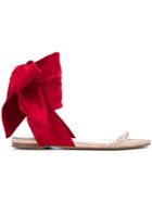 Cédric Charlier Tie Fastening Sandals - Nude & Neutrals