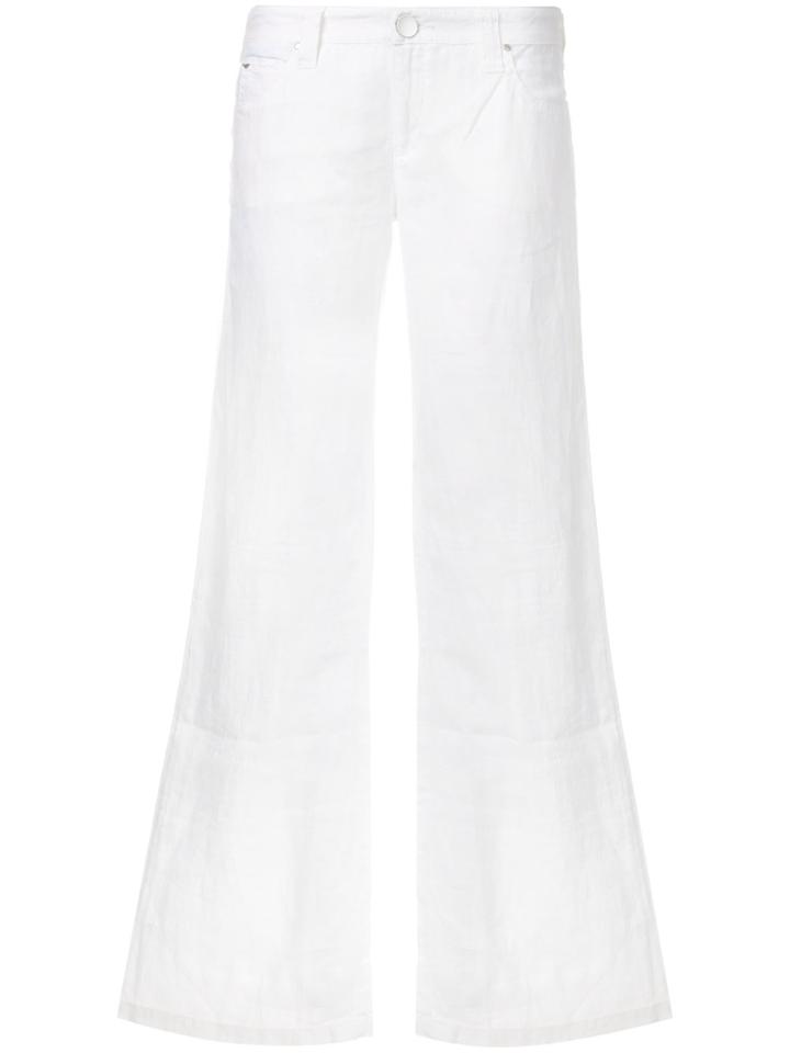 Armani Jeans Wide-leg Trousers - White