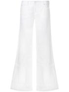 Armani Jeans Wide-leg Trousers - White