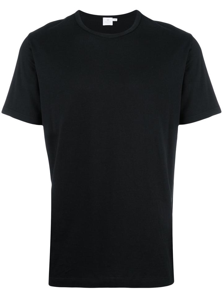 Sunspel - Plain T-shirt - Men - Cotton - S, Black, Cotton