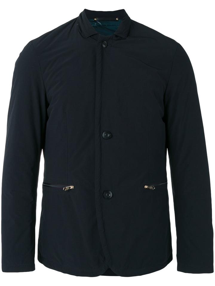 Paul Smith Zip Pocket Blazer, Men's, Size: Medium, Blue, Nylon/polyester