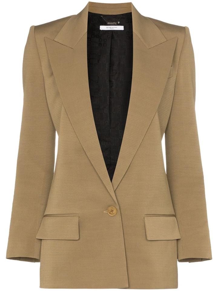 Givenchy Long-line Single-breasted Blazer - Neutrals