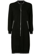 Anteprima Sporty Long Cardi-coat - Black