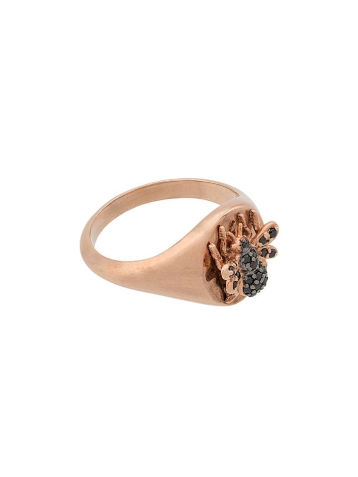 Maha Lozi Bee Ring - Black