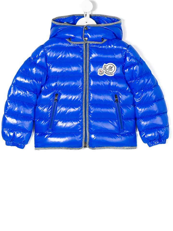 Moncler Kids - Classic Padded Jacket - Kids - Feather Down/polyamide - 8 Yrs, Blue