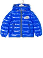 Moncler Kids - Classic Padded Jacket - Kids - Feather Down/polyamide - 8 Yrs, Blue