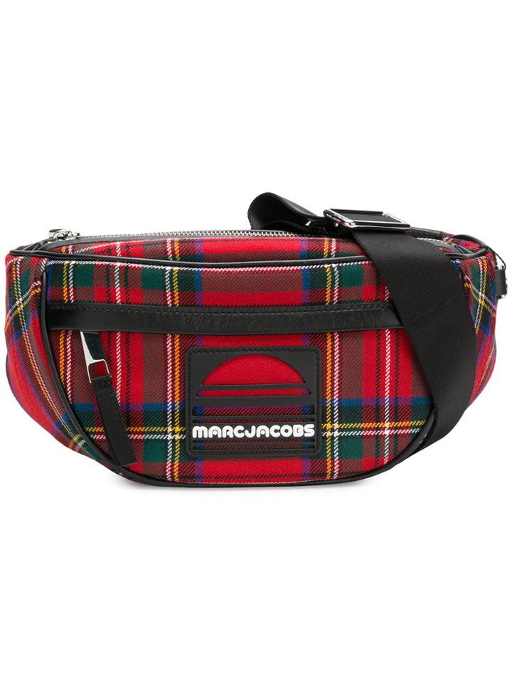 Marc Jacobs Tartan Sport Belt Bag - Red