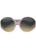 Chloé Eyewear Round Frame Sunglasses - Green