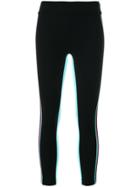 No Ka' Oi Side Stripe Fitness Leggings - Black