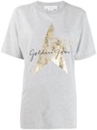 Golden Goose Crew Neck Printed T-shirt - Grey
