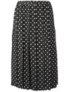 Comme Des Garçons Comme Des Garçons - Polka Dot Full Skirt - Women - Cupro - L, Women's, Black, Cupro