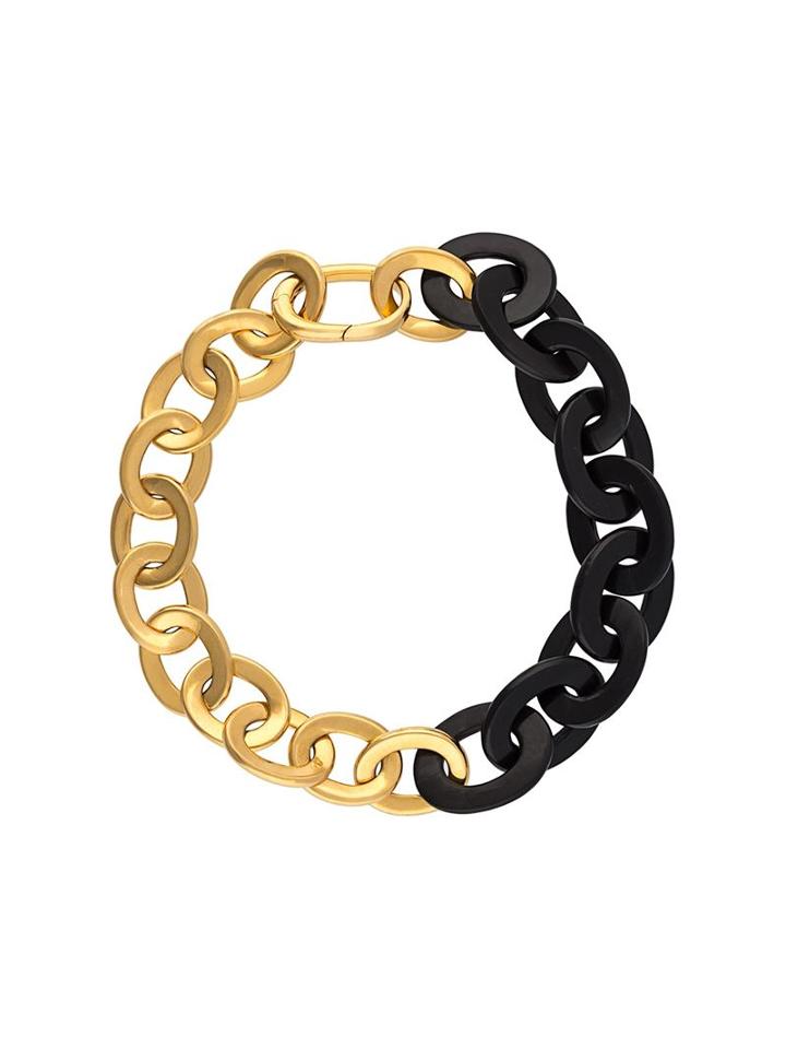 Maiyet 'horn & Gold' Chain Necklace, Women's, Black
