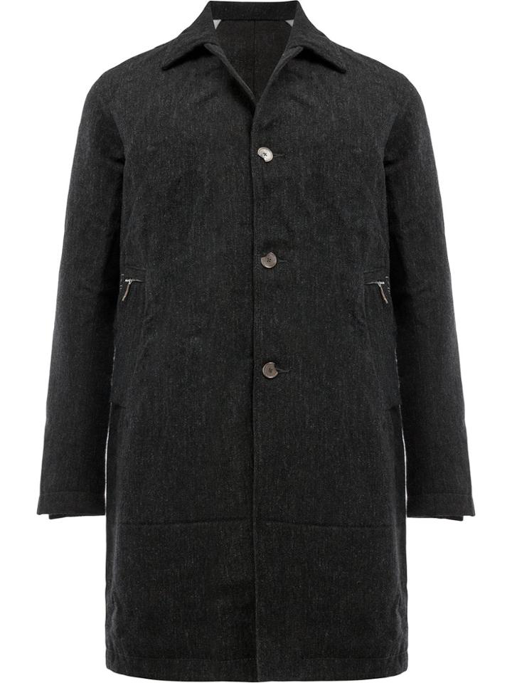 Taichi Murakami Pocket Detail Coat - Grey