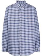 Polo Ralph Lauren Checked Logo Shirt - Blue