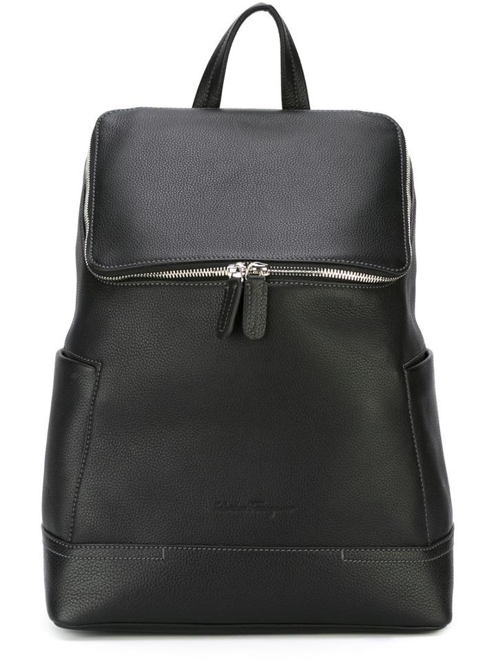 Salvatore Ferragamo Zipped Up Backpack