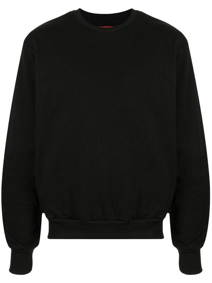 Strateas Carlucci Techno Cowboy Slogan Sweatshirt - Black