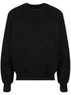 Strateas Carlucci Techno Cowboy Slogan Sweatshirt - Black