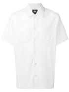 Stussy - Chest Pockets Shortsleeved Shirt - Men - Cotton - L, White, Cotton
