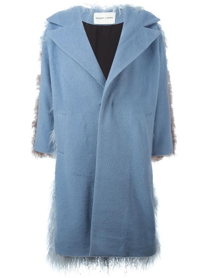 Sandy Liang 'mingo' Coat - Blue