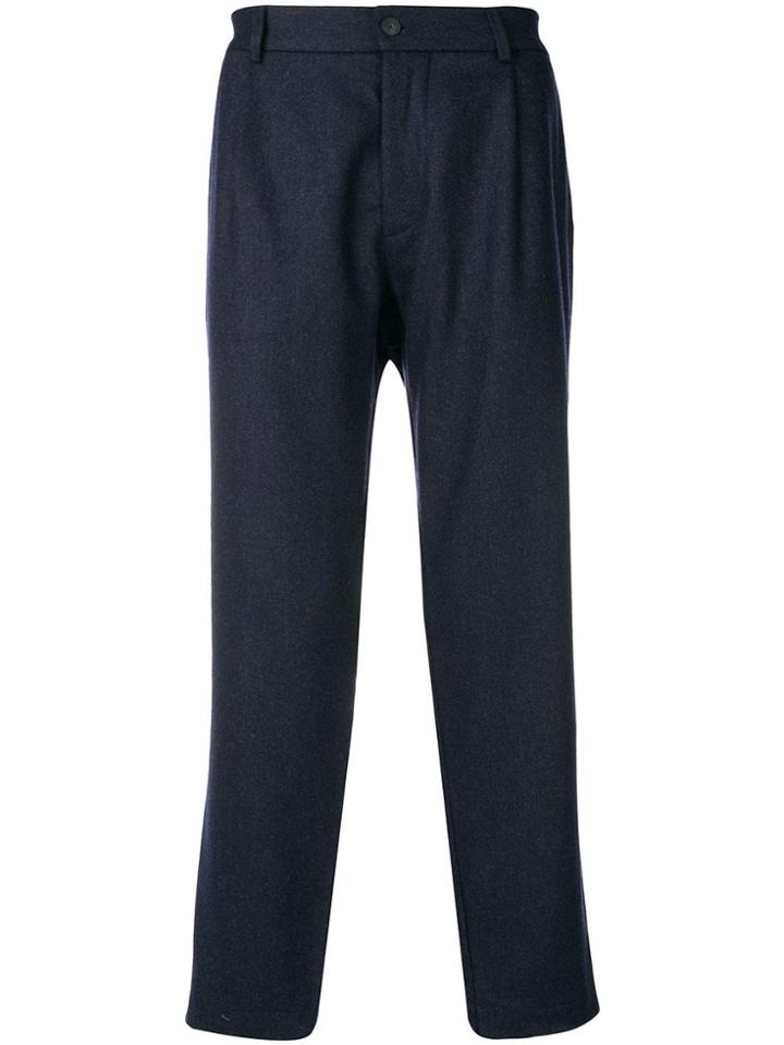 Corelate Straight-leg Trousers - Blue