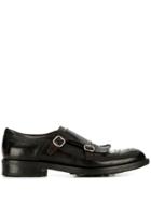 Doucal's Side Buckle Brogues - Brown