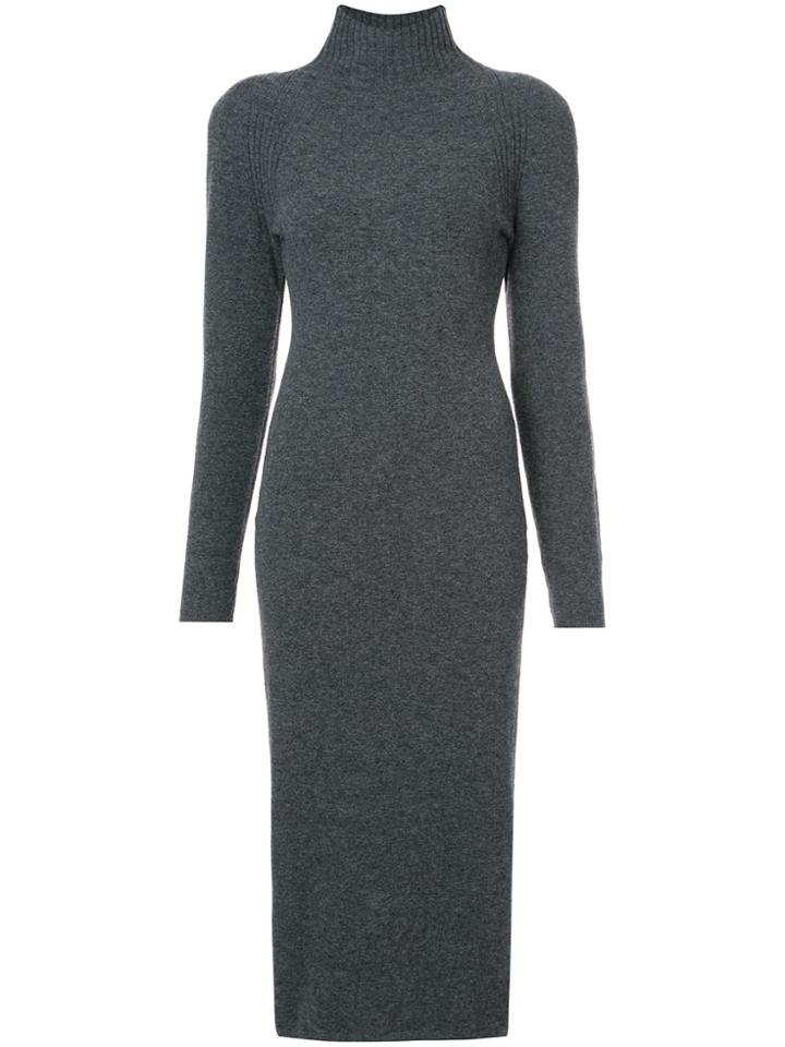 Haider Ackermann Turtleneck Sweater Dress - Grey