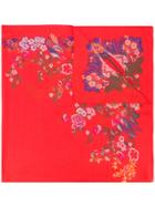 Etro Floral Scarf - Red